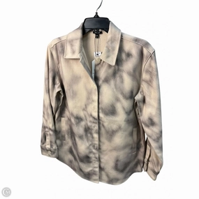 BreathableFabric Jacket Shirt By Express In Cream, Size: Xs