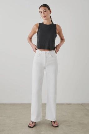 Colorfast Dyeing Method RAILS The Getty in Ecru