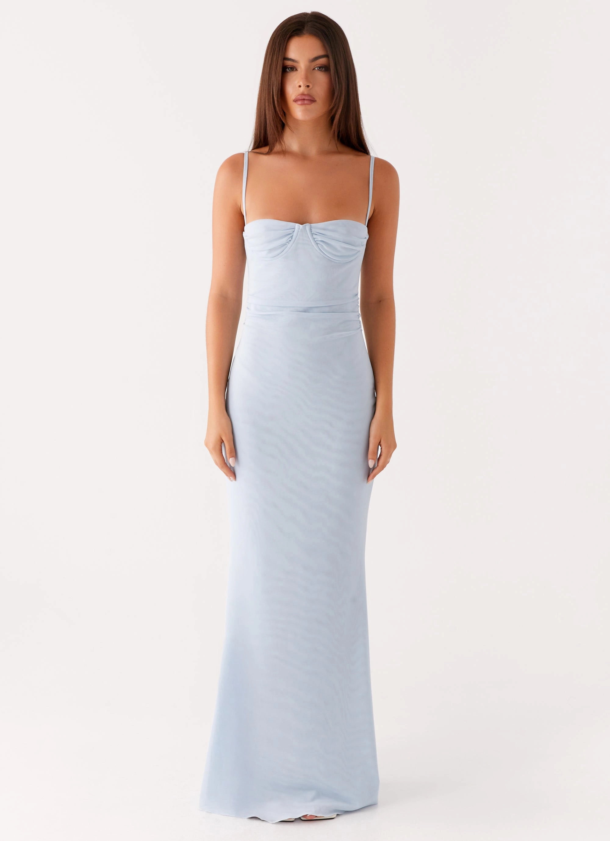 Anna Sophia Maxi Dress - Blue Sophisticated Line Gender Inclusive
