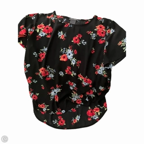 Casual Essential Wear Top Short Sleeve By Chelsea And Theodore In Floral Print, Size: 2x