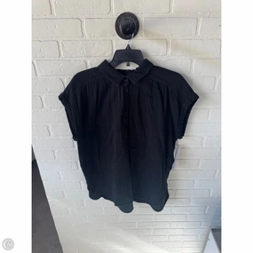 Top Short Sleeve By Ann Taylor In Black, Size: Xl Soft Wearable