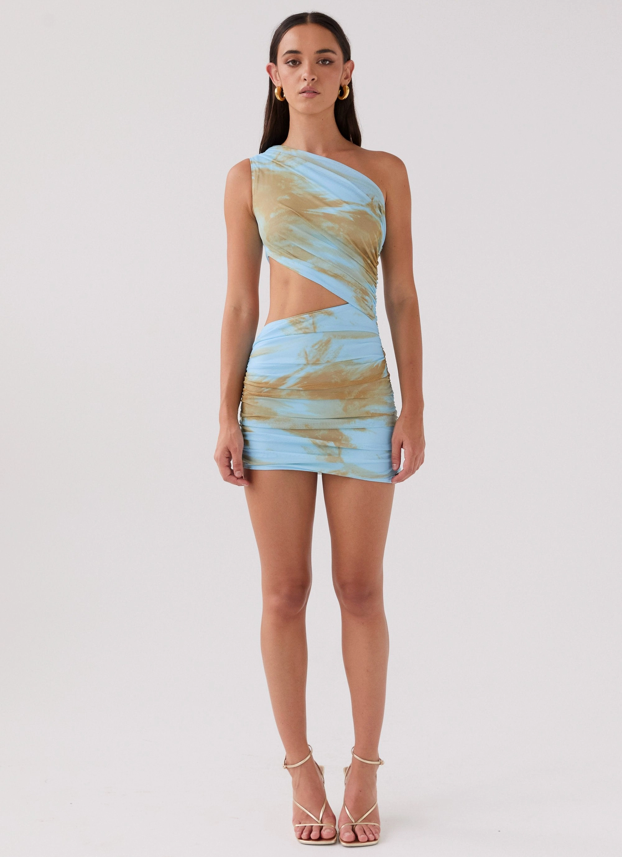 Soft Cut Comfort Mode Addie Mini Dress - Stardust