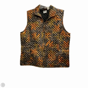 Anti Pilling Surface Vest Puffer & Quilted By Chicos In Floral Print, Size: 2