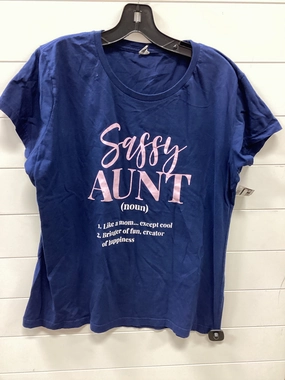 Snag Resistant Surface Top Ss By Cmc In Blue, Size:2X