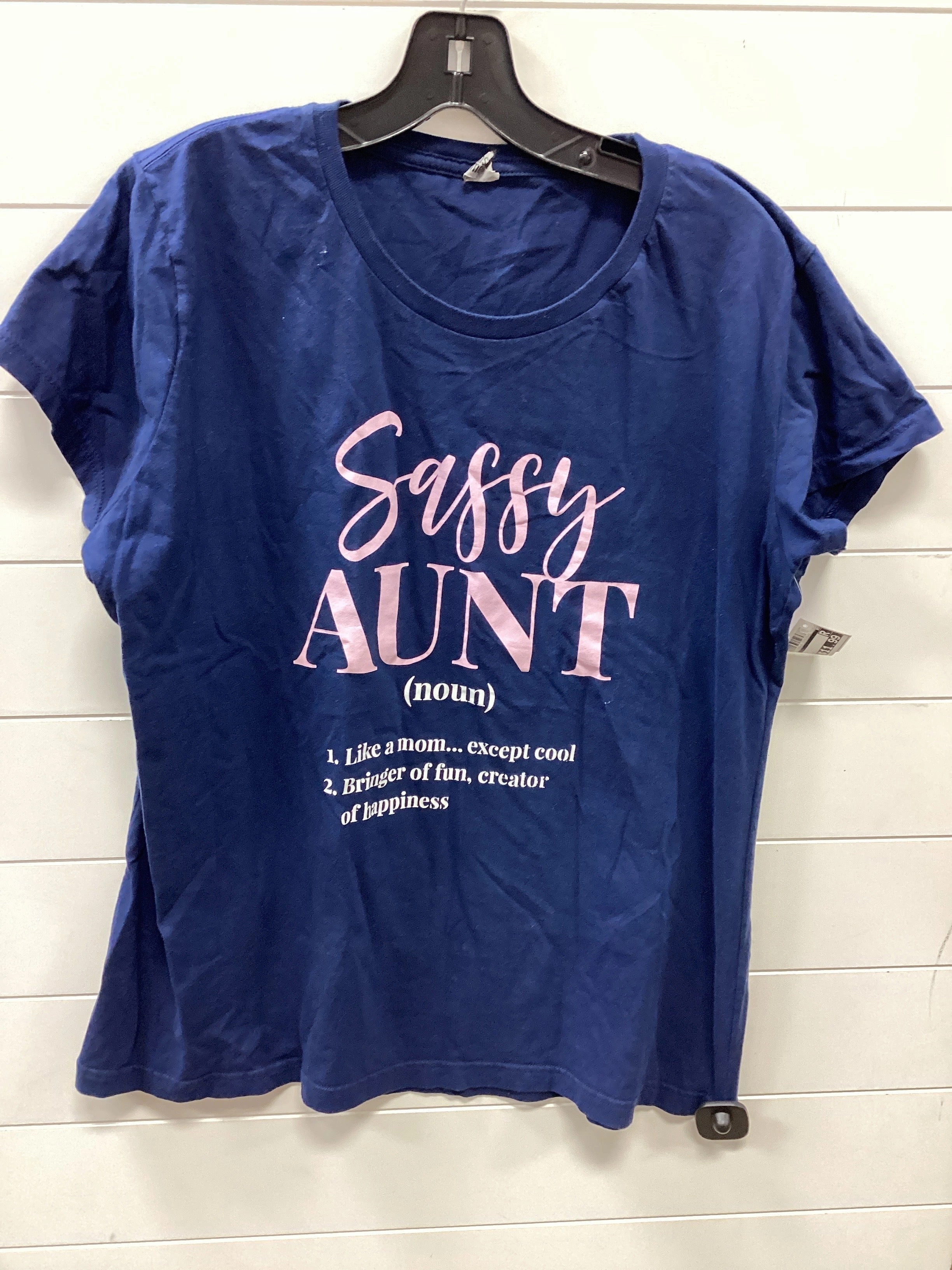 Snag Resistant Surface Top Ss By Cmc In Blue, Size:2X