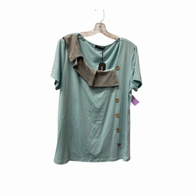 Top Ss By NORACORA In Blue, Size:Xl Wrinkle Resistant Finish UV protected