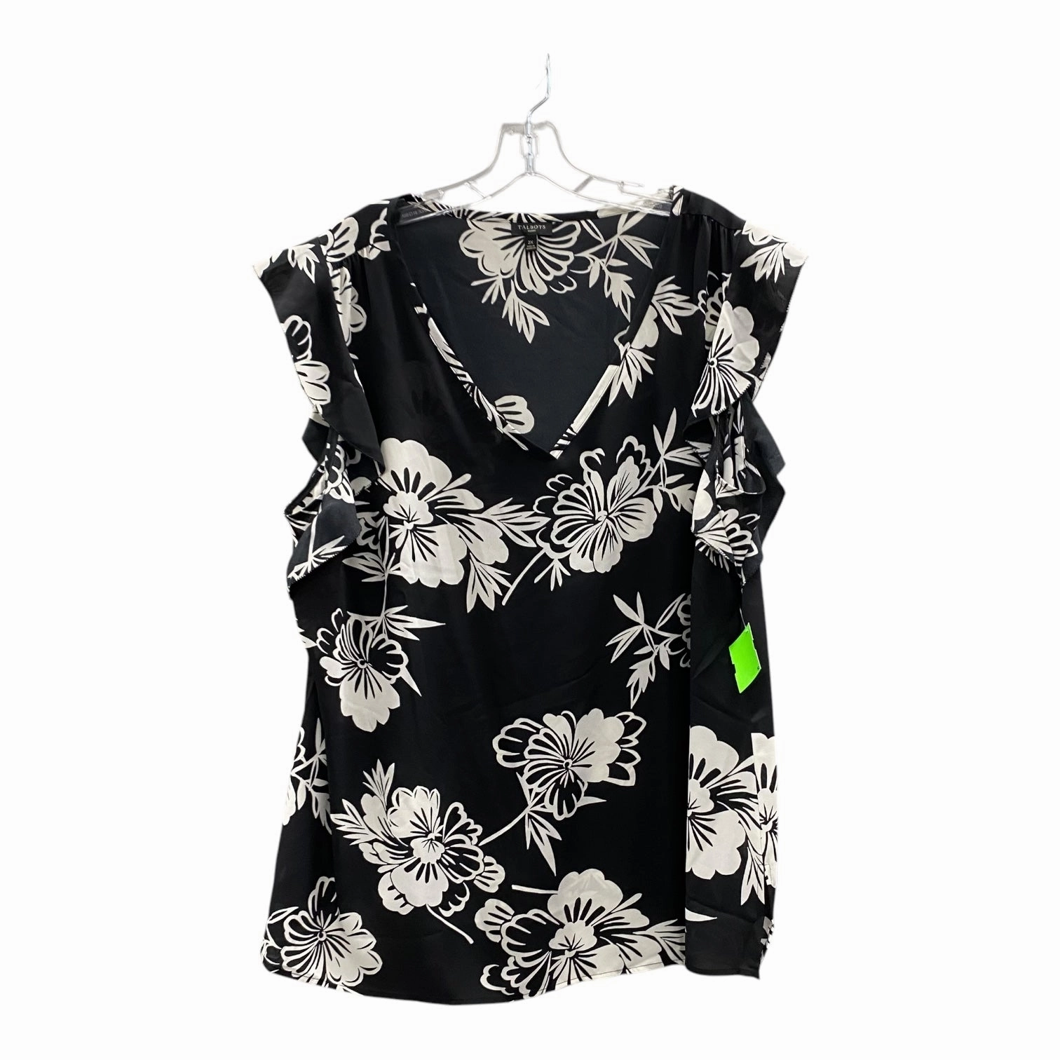 Top Ss By Talbots In Black, Size:2X Comfy Top loose fitting