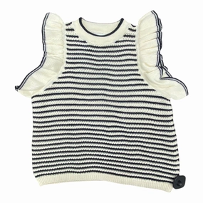 Sweater Designer By Cma In Striped Pattern, Size:S Light Reflective Yarn Performance Layer Wear