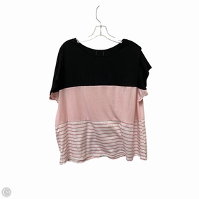 Top Short Sleeve Basic By Cmf In Striped Pattern, Size: 2x Chill Mode