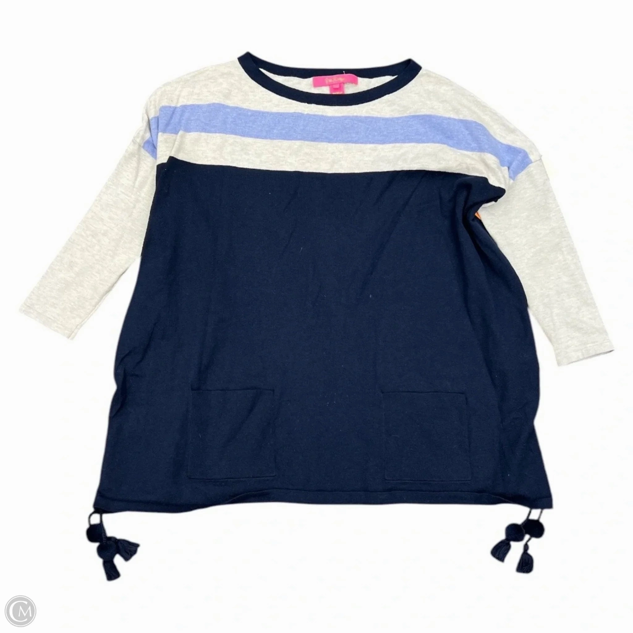 Sweater Designer By Lilly Pulitzer In Blue, Size: Xs Cold Day Outfit