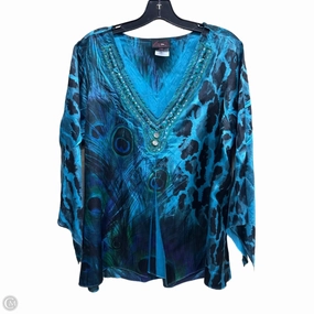 Top Short Sleeve By French Blue In Multi-colored, Size: 2x Timeless Appeal