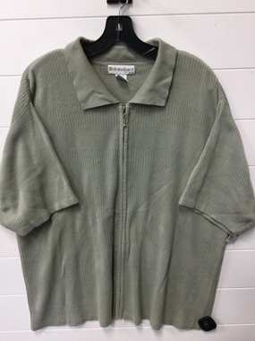 Top Ss By Dressbarn In Green, Size:3X Breathable Style college