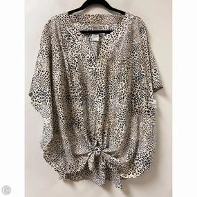 Top Short Sleeve By Chicos In Animal Print, Size: 1x Durable Style Reinforced Shoulders