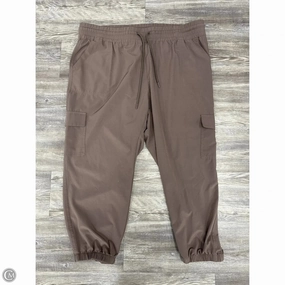 MoistureWicking Athletic Pants By Old Navy In Taupe, Size: 2x