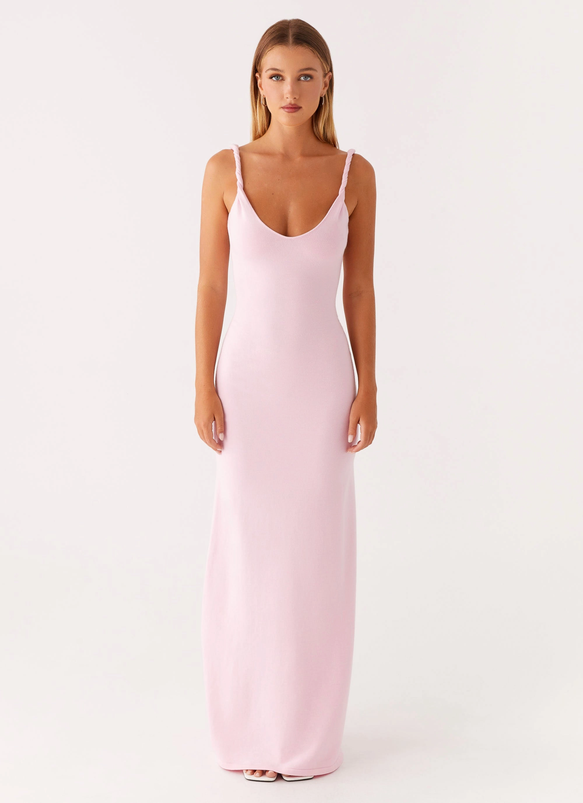 Anastasia Maxi Dress - Pink Relax Motion Trendy Vibe