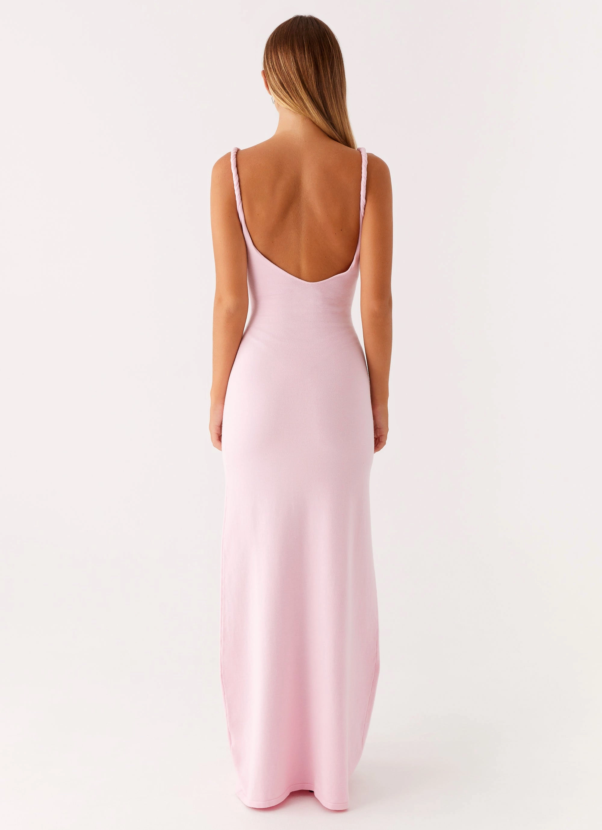Anastasia Maxi Dress - Pink Fall Silhouette Perfect Comfort Wear