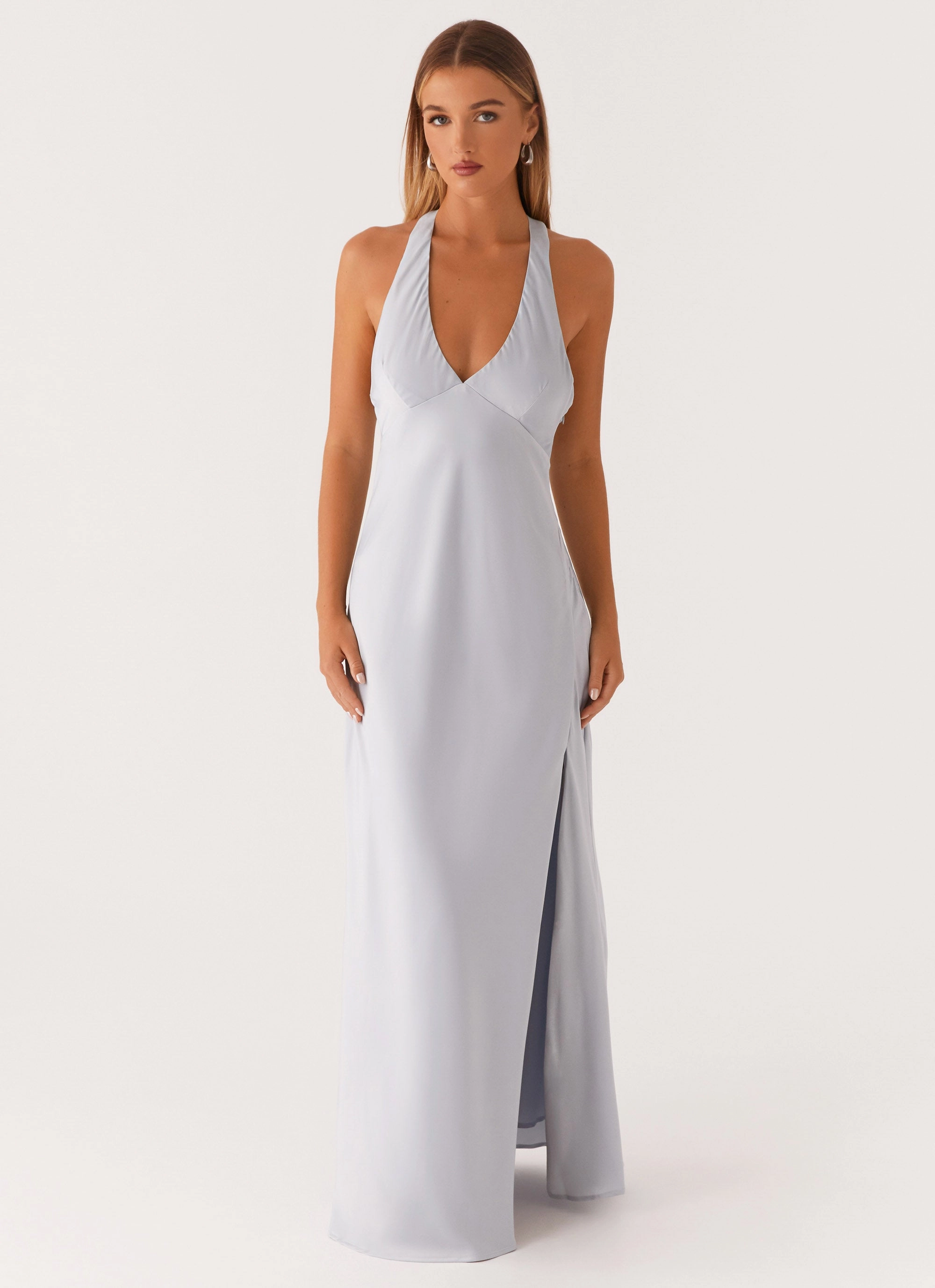 Angie Maxi Dress - Blue Relaxed Fit Studio Style