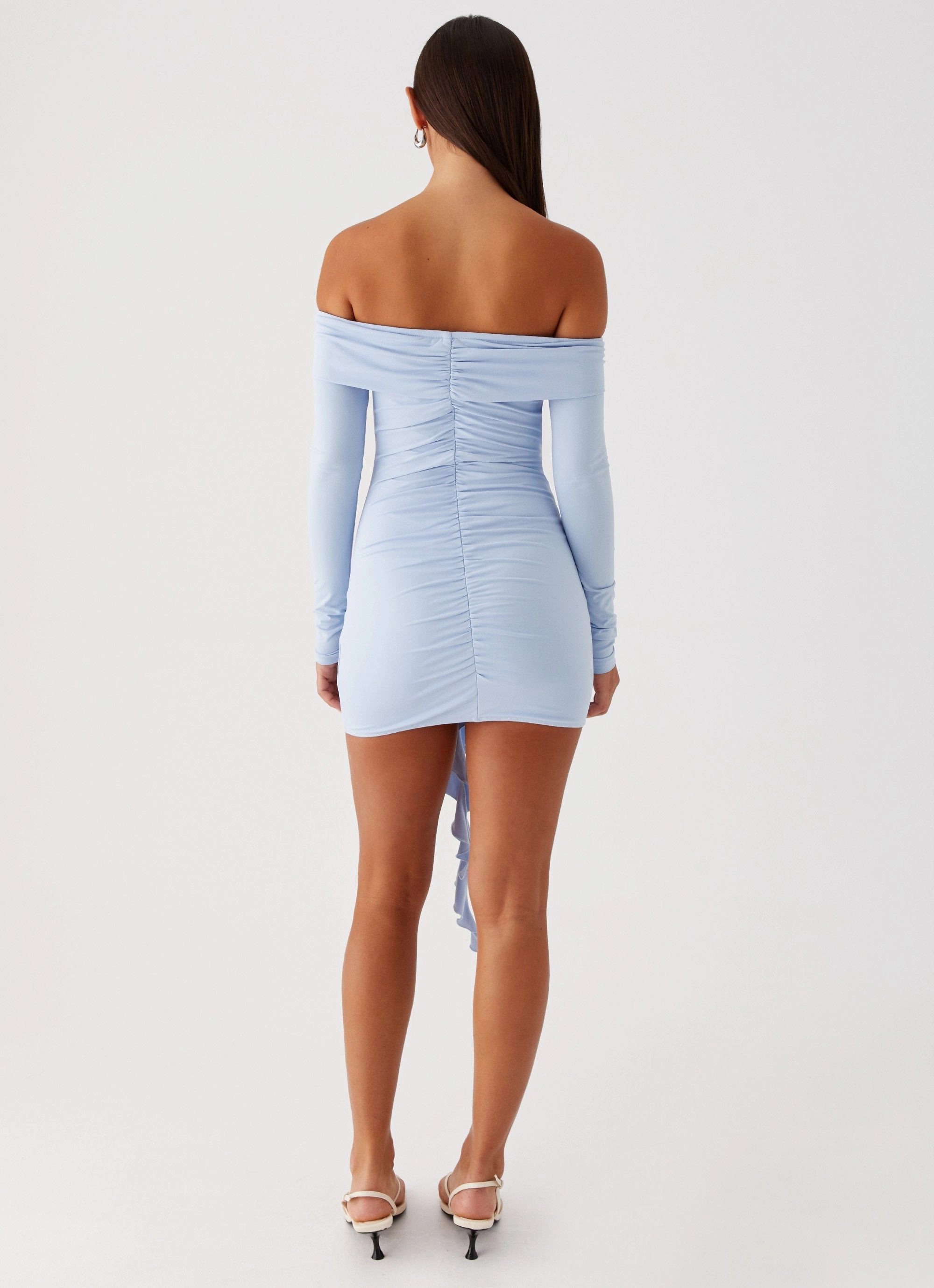 Formal-look Aniston Mini Dress - Blue
