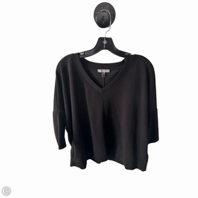 Top Short Sleeve By Cable And Gauge In Black, Size: 1x Sleek Design Fit Minimal Look