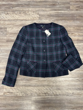 Water Resistant Shell Jacket Other By Brooks Brothers In Blue & Purple, Size: 8