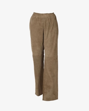High Density Weave Eco Friendly Fabric Oakwood Citizens of Humanity Uranus Suede Trousers in Light Brown