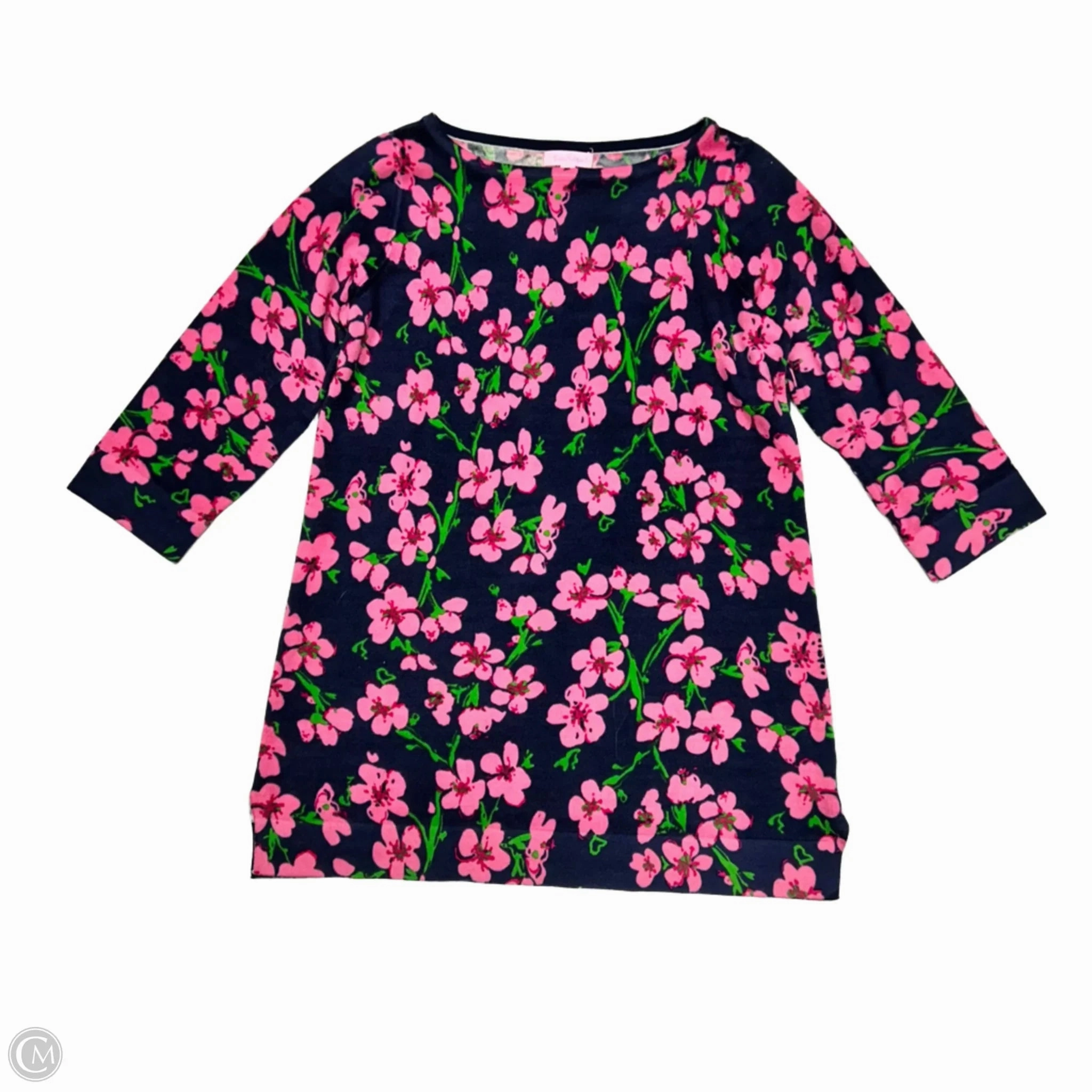 Anti Pilling Finish Sweater Designer By Lilly Pulitzer In Floral Print, Size: L