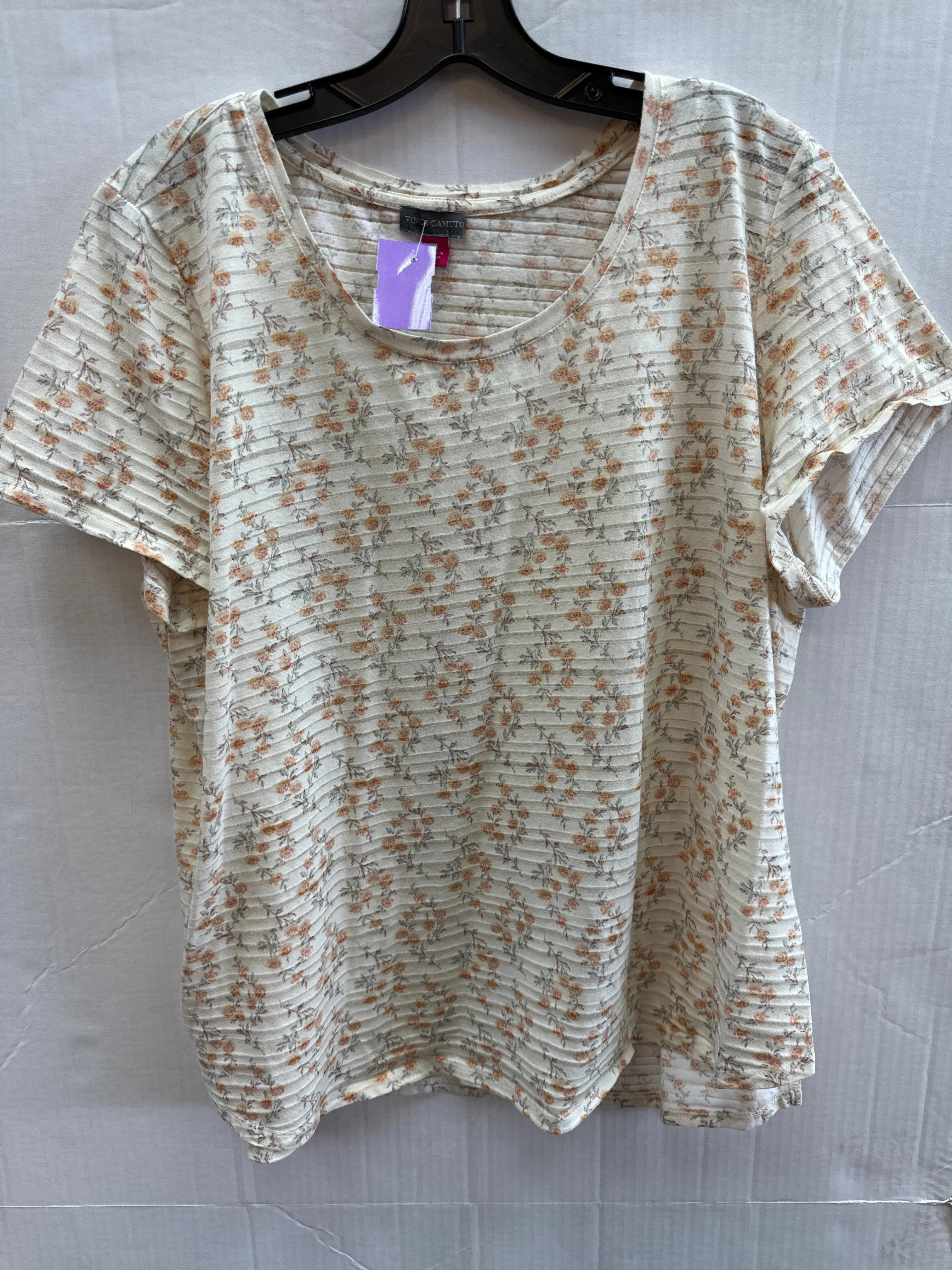 Bold Statement Top Short Sleeve By Vince Camuto  Size: 3x