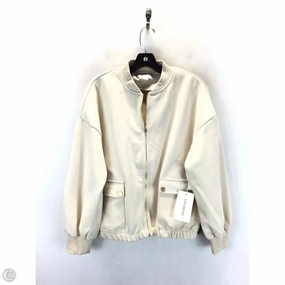 Jacket Other By Clothes Mentor In Cream, Size: L Mid Season Wear