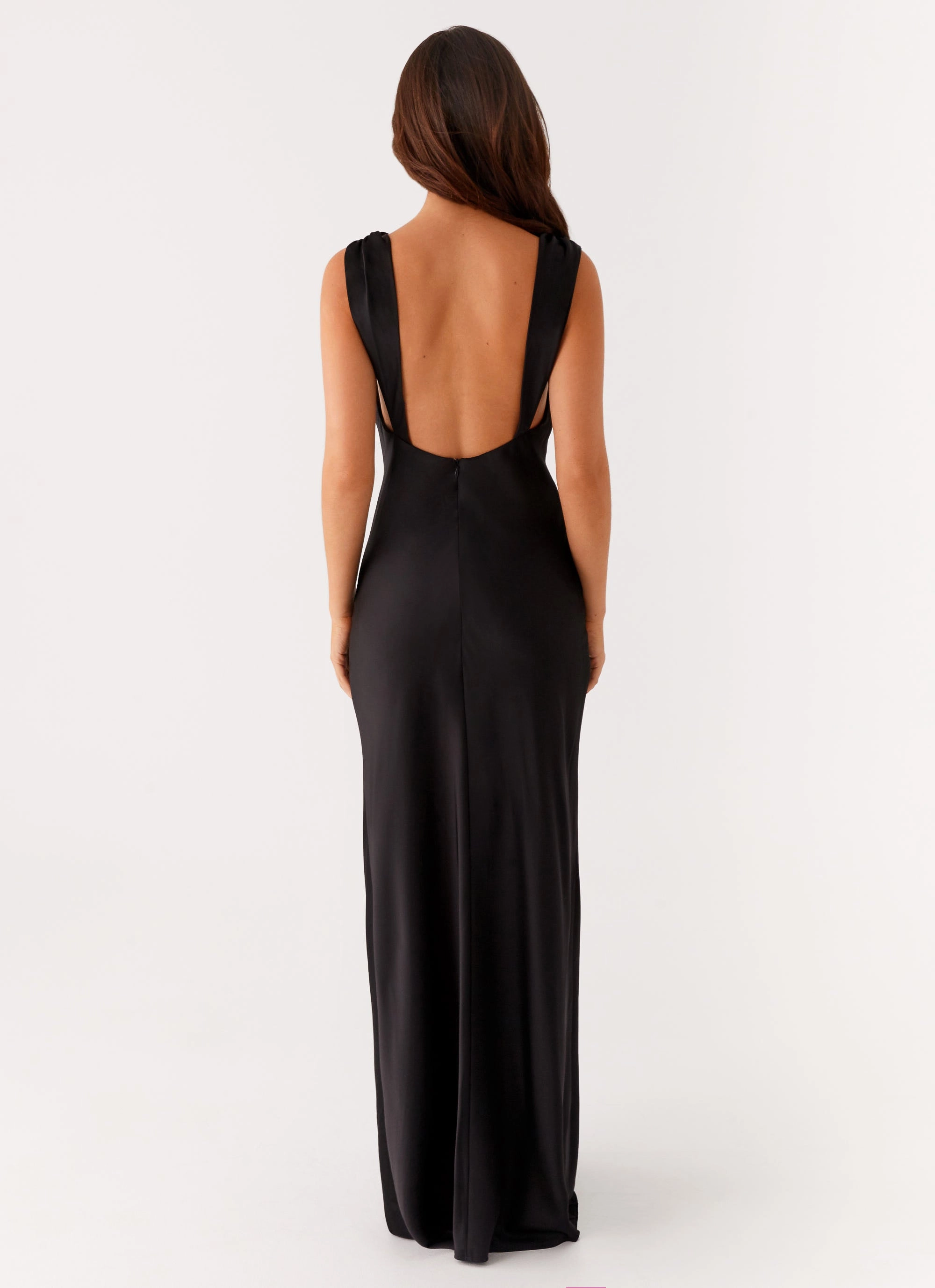 Sharp Style Influencer-Style Arya Maxi Dress - Black