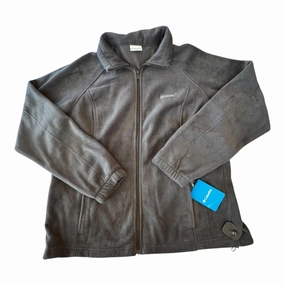 Layering Compatible Cut Athletic Jacket Fleece By Columbia In Grey, Size:Xxl