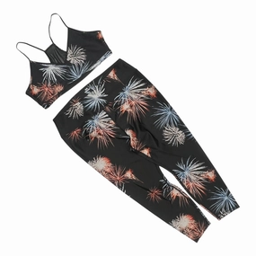 Athletic Pants 2Pc By Good American In Black, Size:3X Flexible Knee Articulation Quick Access Pockets