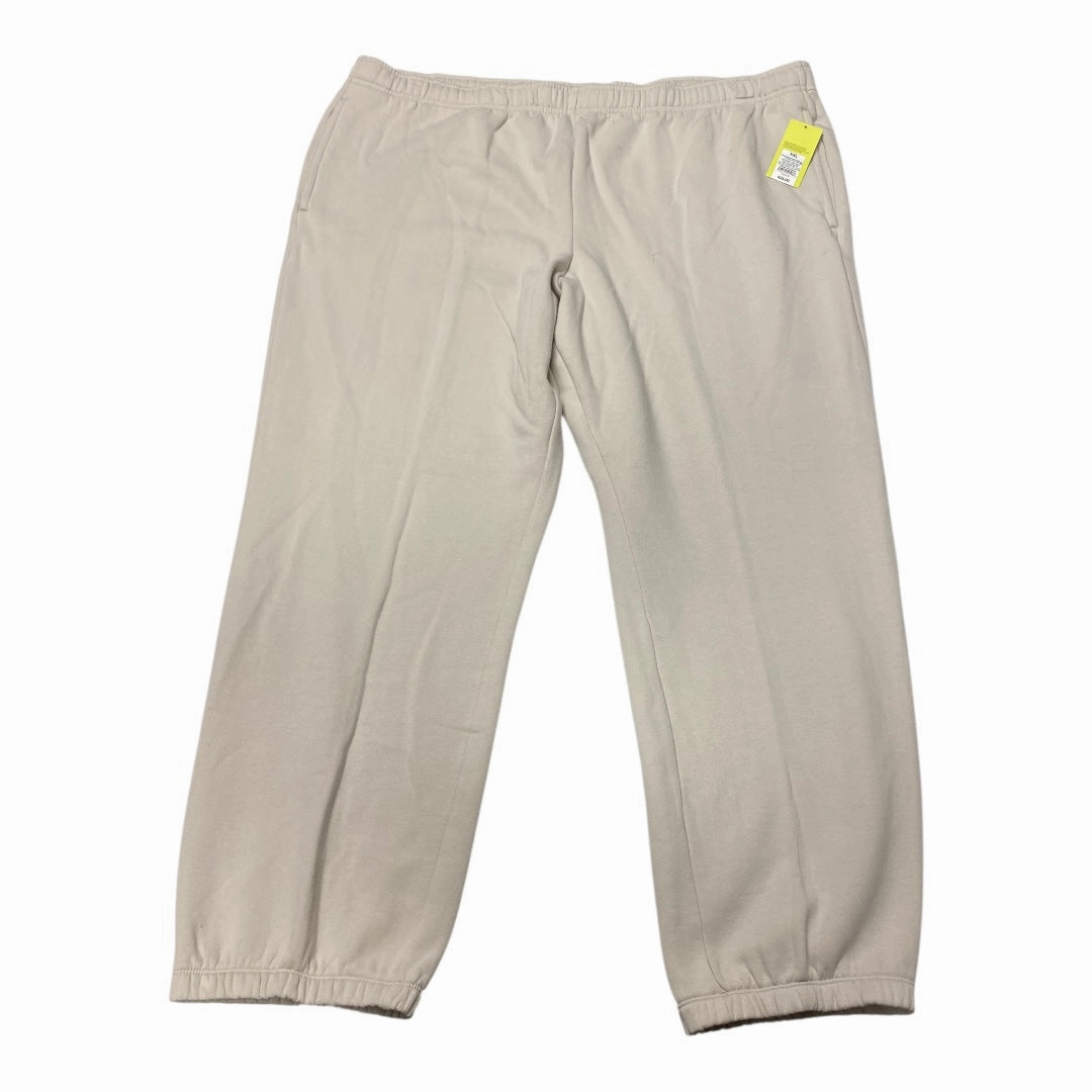 Athletic Pants By All In Motion In Cream, Size:Xxl Office Friendly