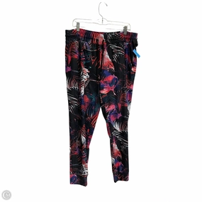 Ventilated Mesh Lining Athletic Pants By Bebe Sport In Multi-colored, Size: Xl