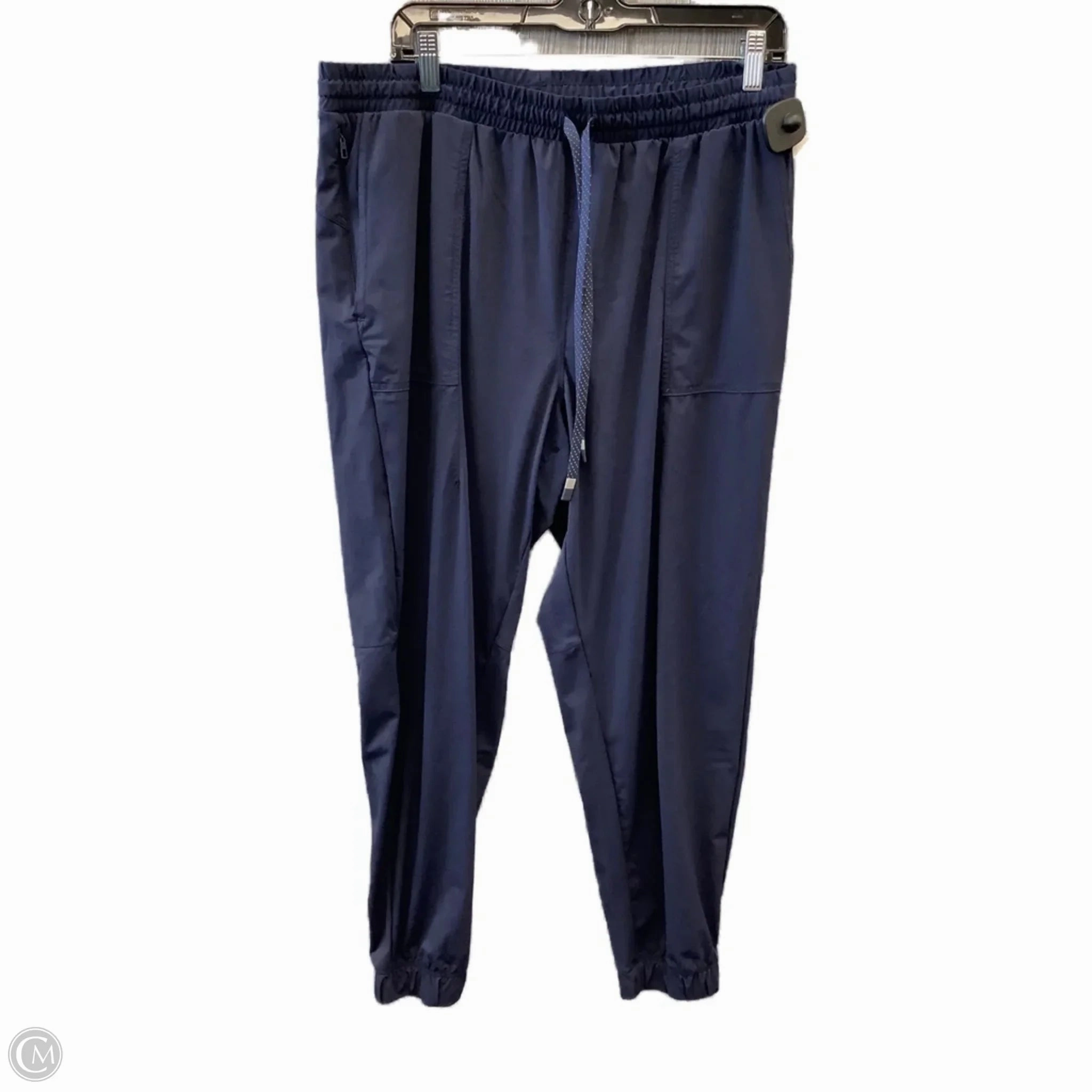 Athletic Pants By Fabletics In Blue, Size: Xl Street Style