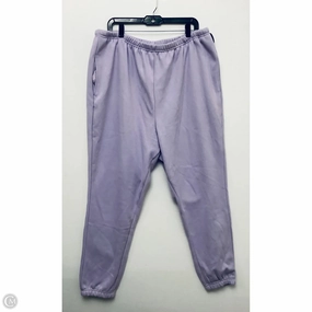 Quick Access Pockets Athletic Pants By Fabletics In Purple, Size: 2x