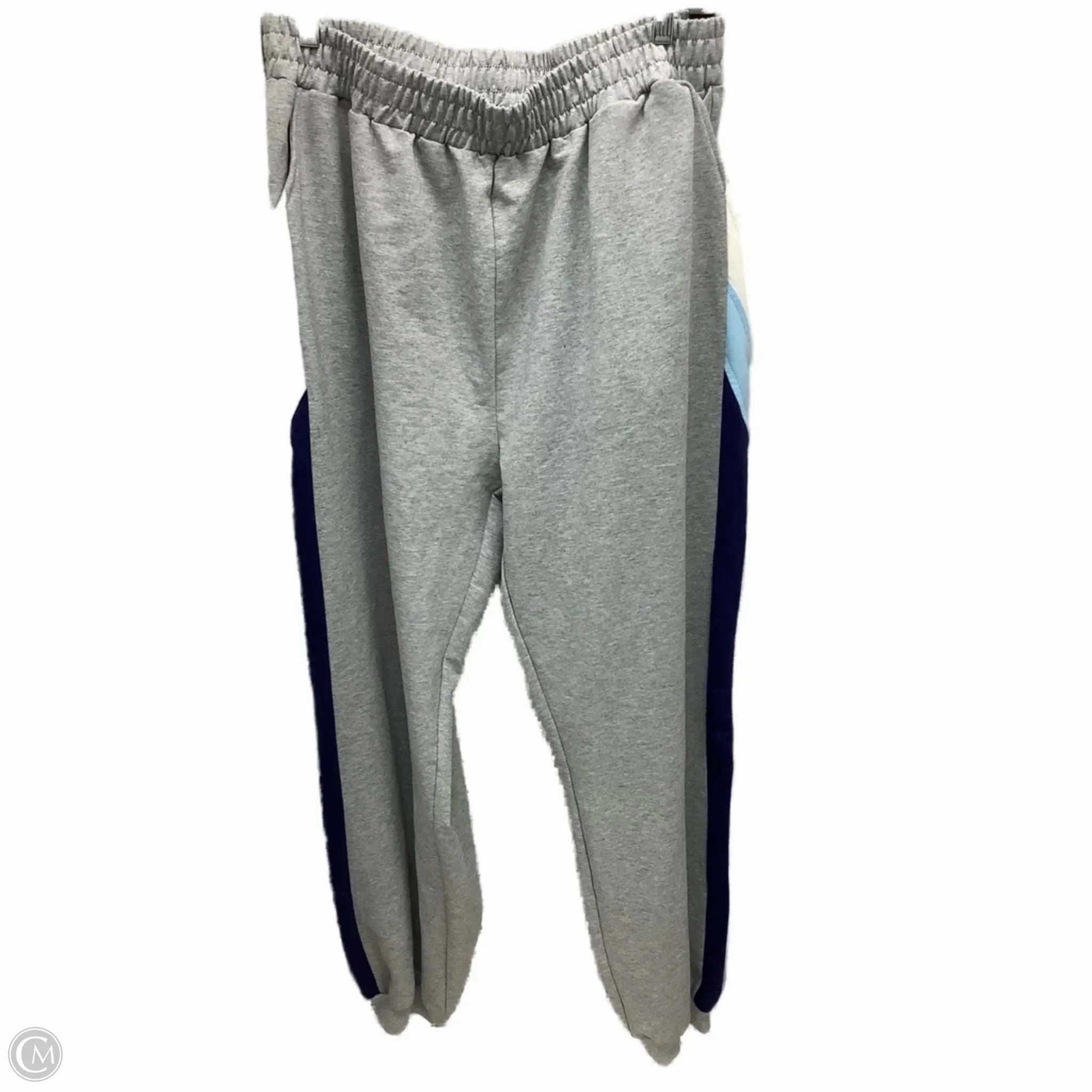 Athletic Pants By Fashion Nova In Grey, Size: 1x Stretch Movement