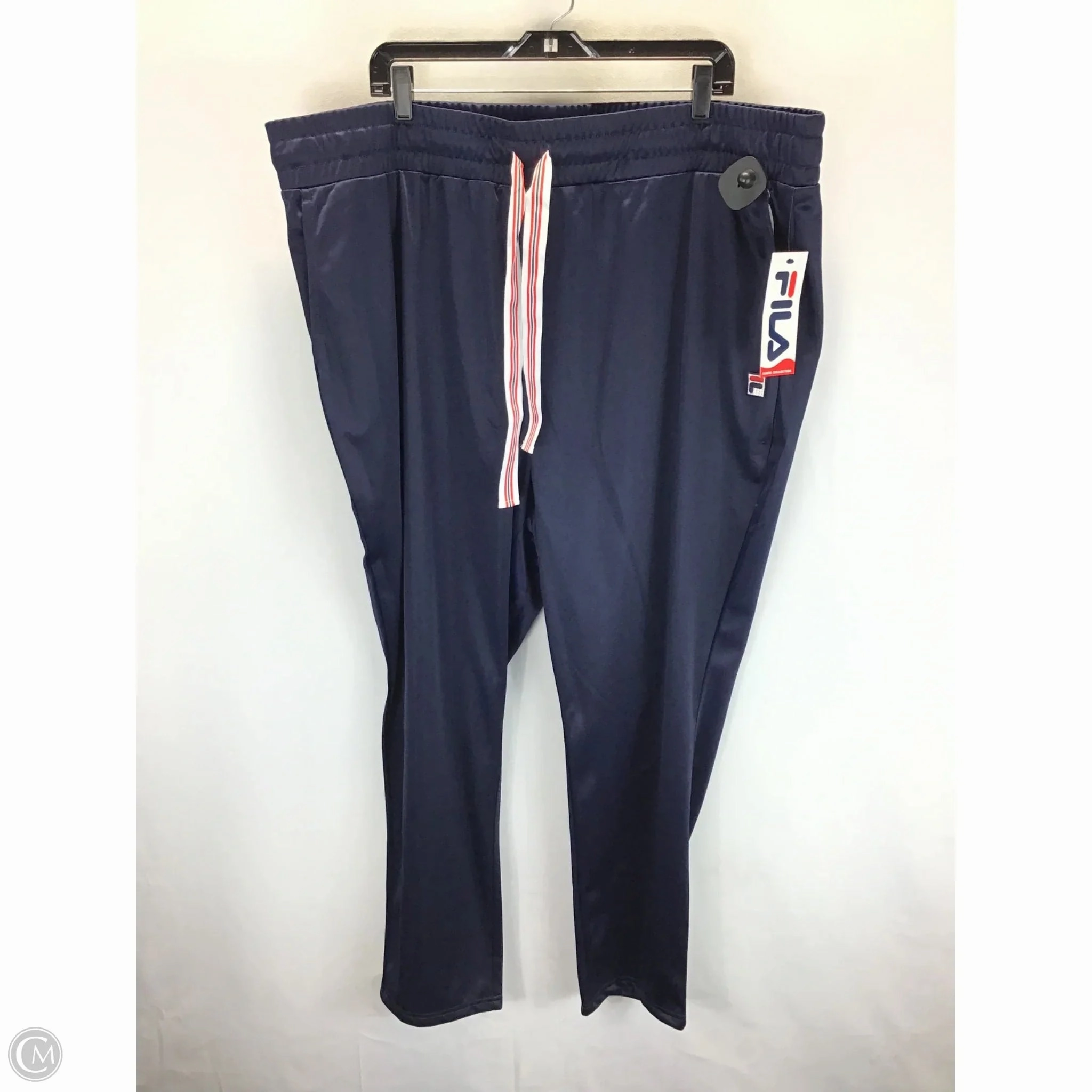 Outdoor Fit Athletic Pants By Fila In Blue & Red & White, Size: 2x