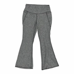 Contrast Trim Athletic Pants By Livi Active In Grey, Size:2X
