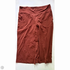 Anti Static Fabric Athletic Pants By Lululemon In Brown, Size: 1x