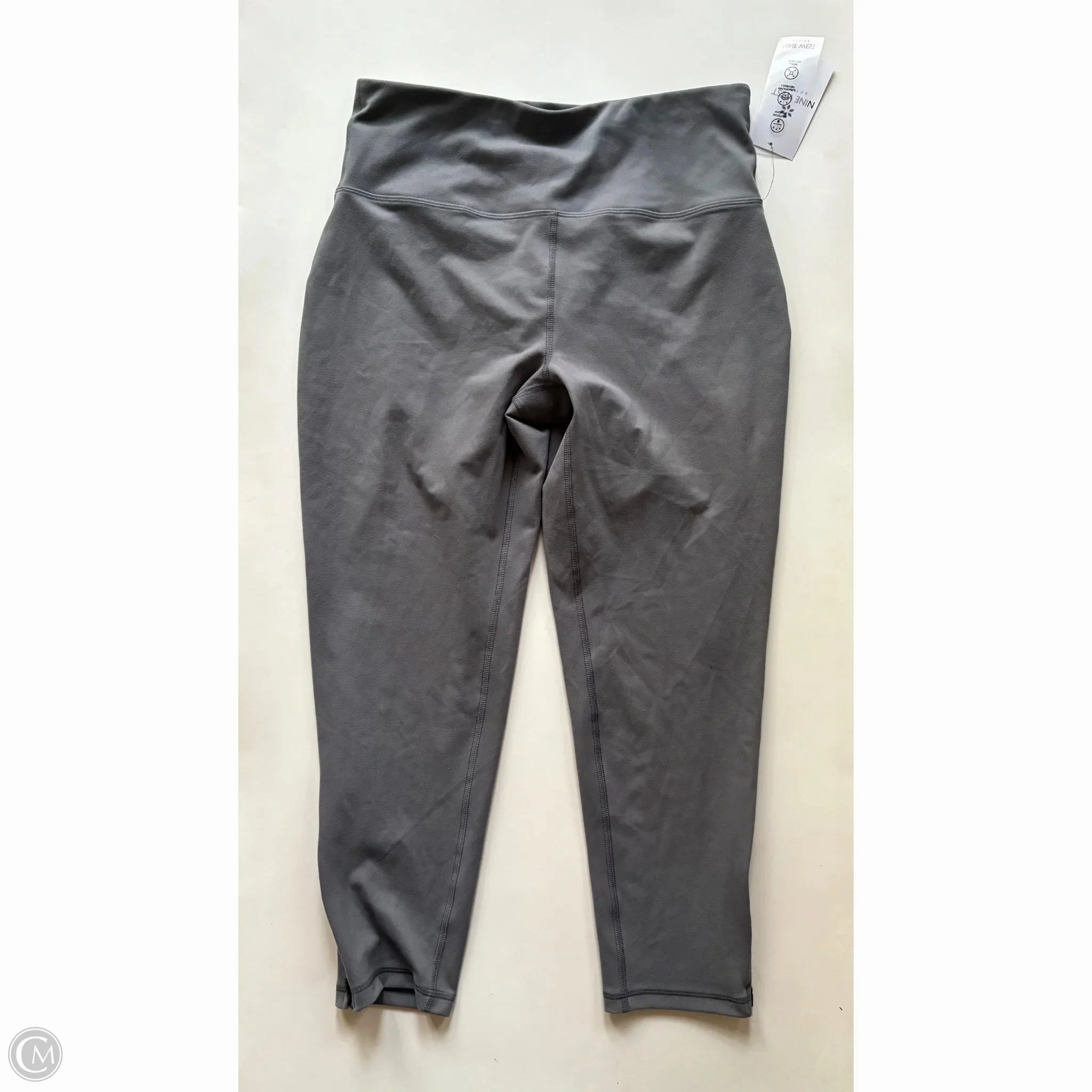 Chill Comfort Fit Layered Wear Athletic Pants By Nine West Apparel In Grey, Size: 1x