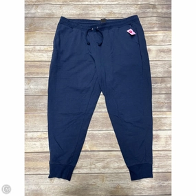 Shape Retention Minimalist Design Athletic Pants By The North Face In Navy, Size: 3x