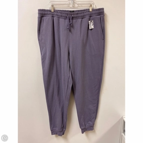 Stretch Movement Relaxed fit wear Athletic Pants By The North Face In Purple, Size: 1x