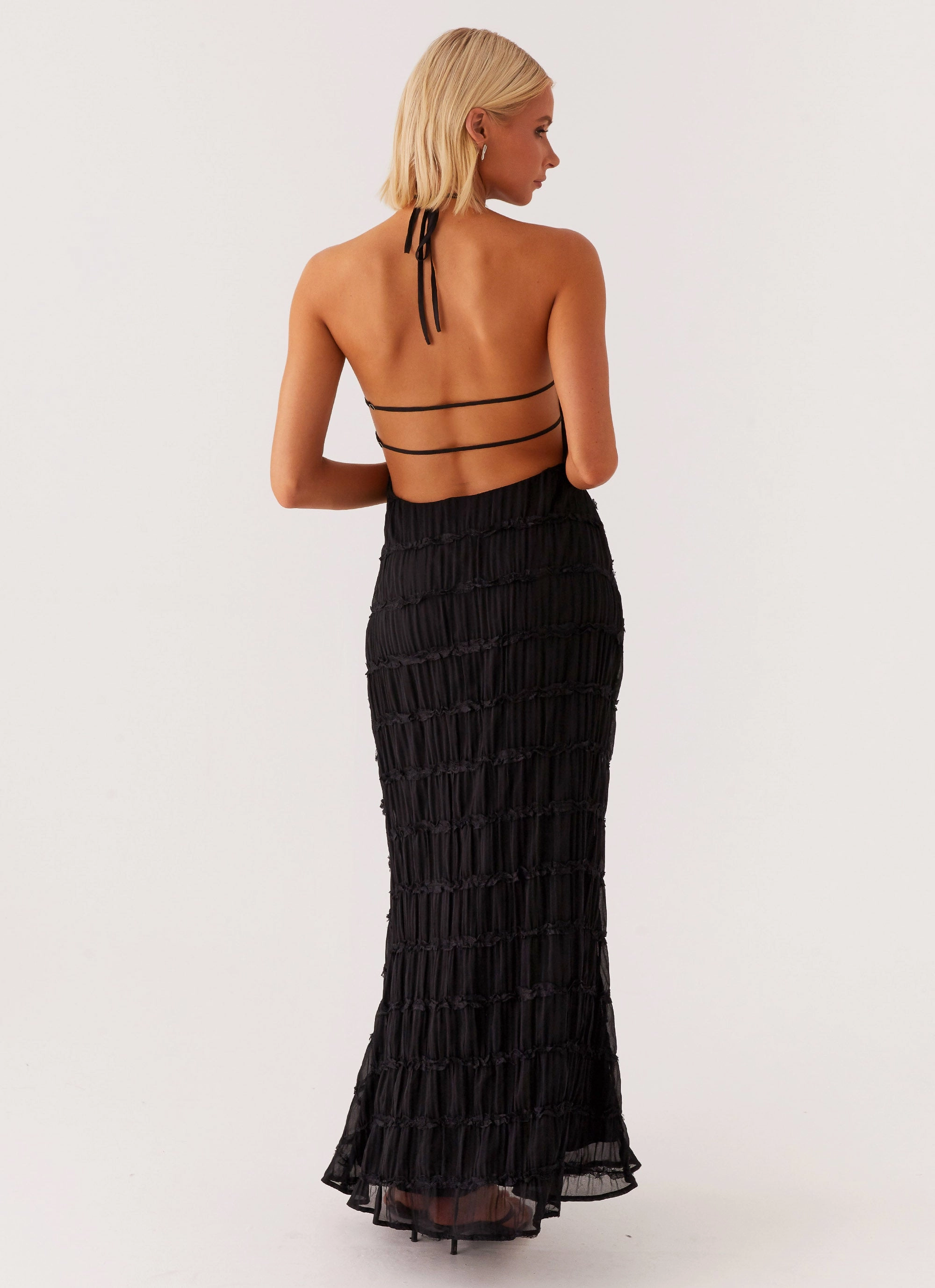 Aullie Maxi Dress - Black Climate-Adaptive Perfect For Work