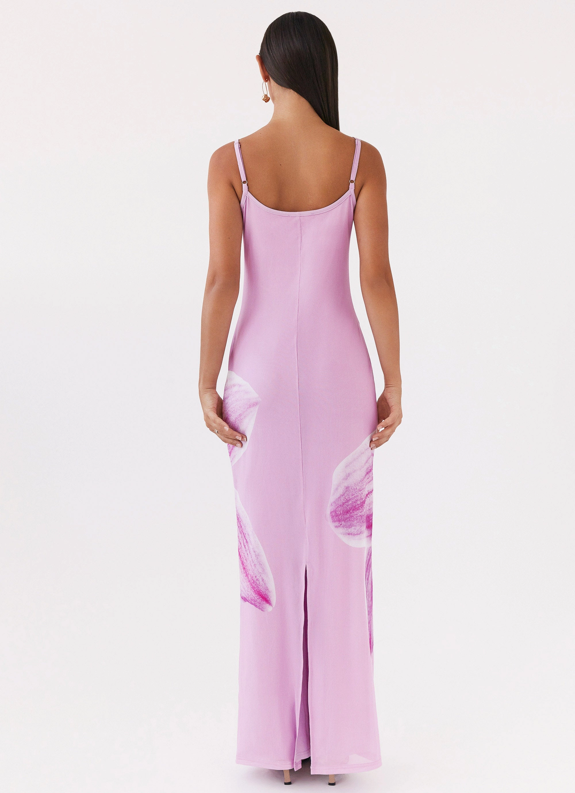 Bad News Mesh Maxi Dress - Pink Magnolia Underwire-Support