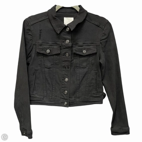 Jacket Denim By A Loves A In Black Denim, Size: S Anti Static Interior Non Irritating Tags