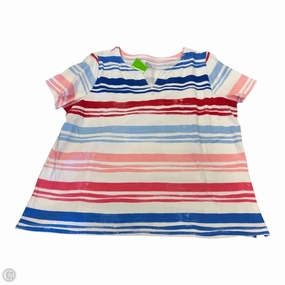 Top Short Sleeve By Kim Rogers In Striped Pattern, Size: 1x Fit for Everyone Fashionable Fit