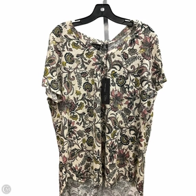 Top Short Sleeve By Rachel Zoe In Multi-colored, Size: 1x Stylish Layer Look Moisture Management Fabric