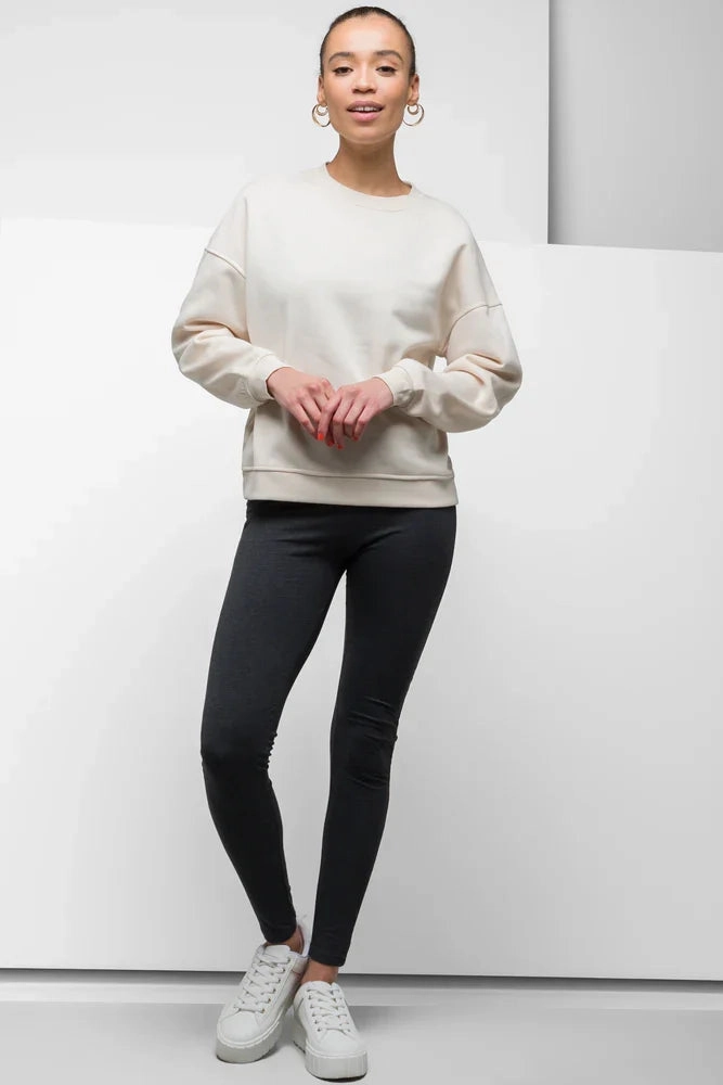 For Teens Shape Retain Work Commute Outdoor Lover Wide Waist Leggings Dark Grey