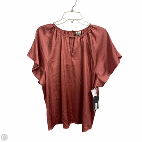 Top Short Sleeve By Worthington In Pink, Size: 2x Fashion Fit Street Ready