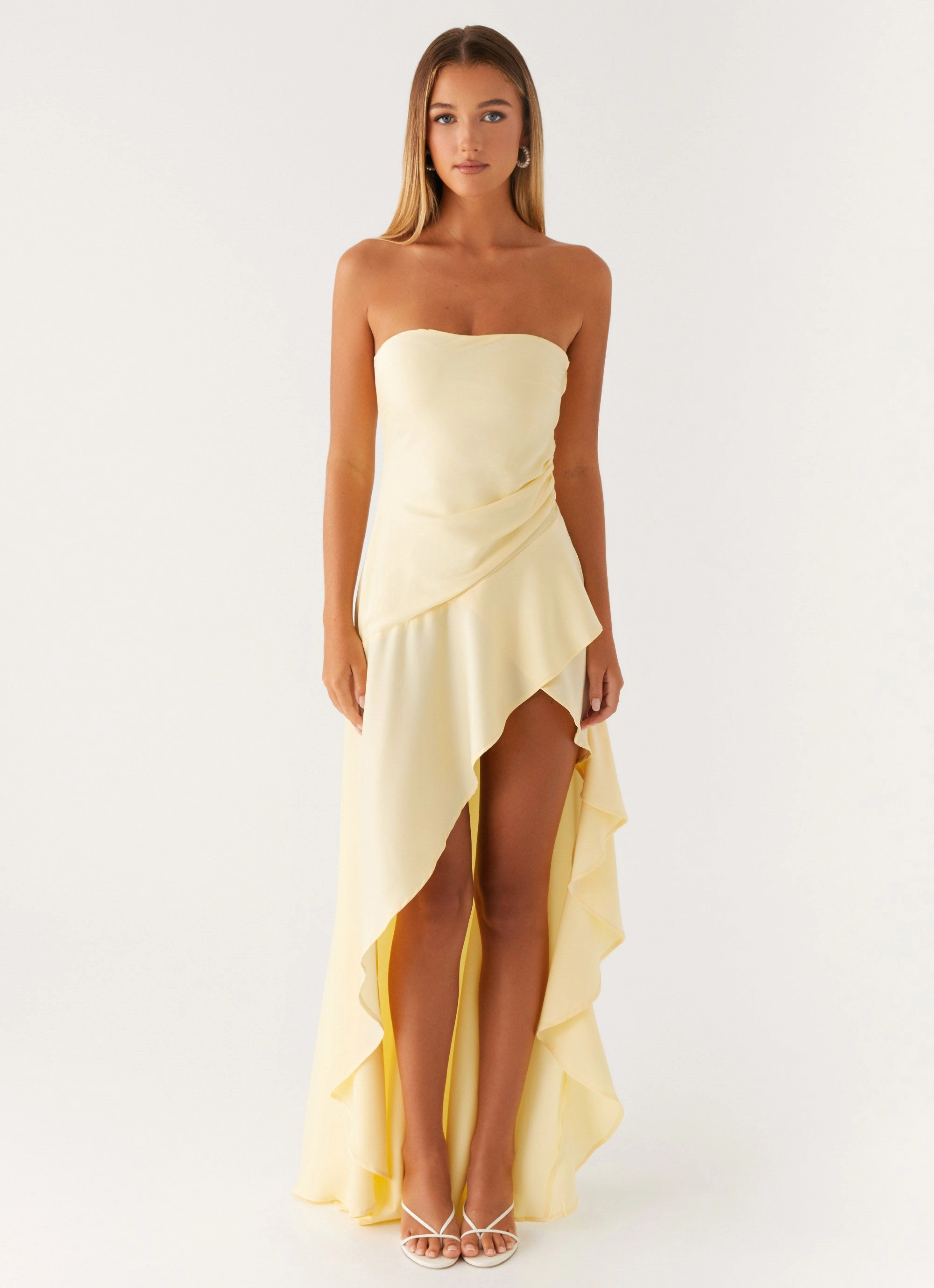 Layerable Piece Bodie Maxi Dress - Pastel Yellow